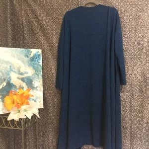 LuLaRoe Sweaters - LulaRoe Navy Blue - Black striped duster LuLaRoe Sweaters - LulaRoe Navy Blue - Black striped duster